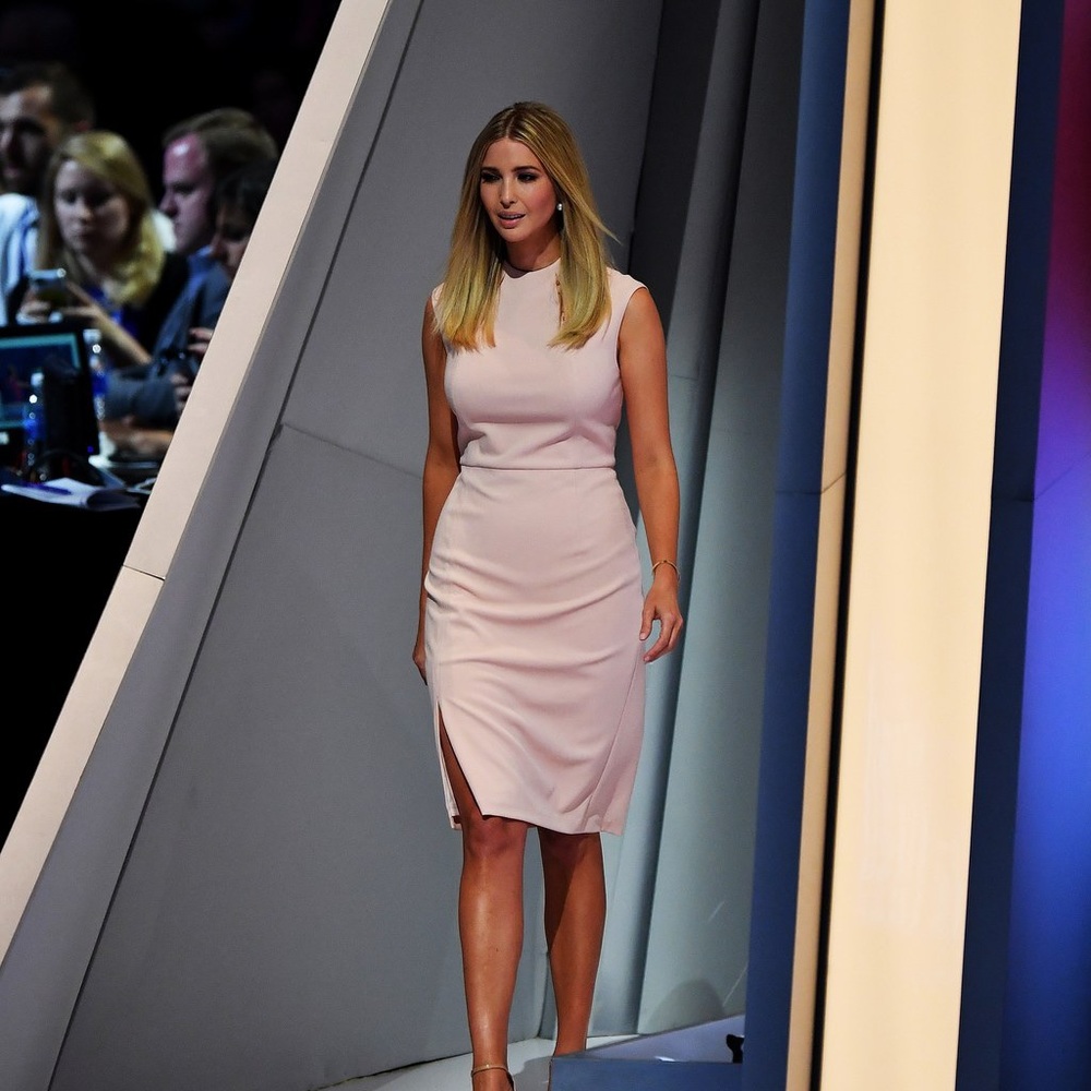 Ivanka Trump Classic Sheath Blush colored Dress
